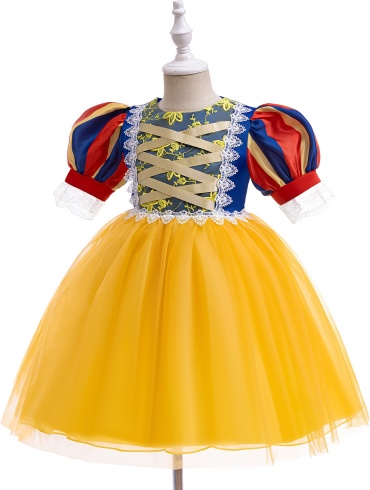 Платье LDH Kids Платье Белоснежки желтый, красный