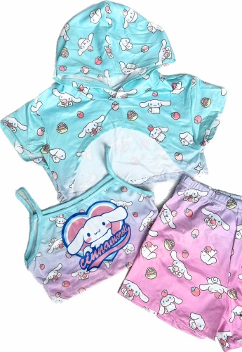 Комплект Hello Kitty розовый, бирюзовый