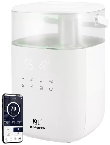 Увлажнитель воздуха Polaris PUH 6060 Wi-Fi IQ Home белый