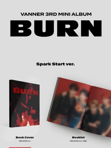 KCRUSH VANNER - BURN 3rd Mini Album RANDOM Version