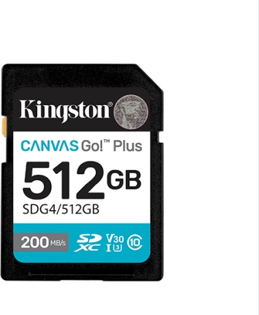 Kingston Secure Digital XC SDG4/512GB 512 Гб
