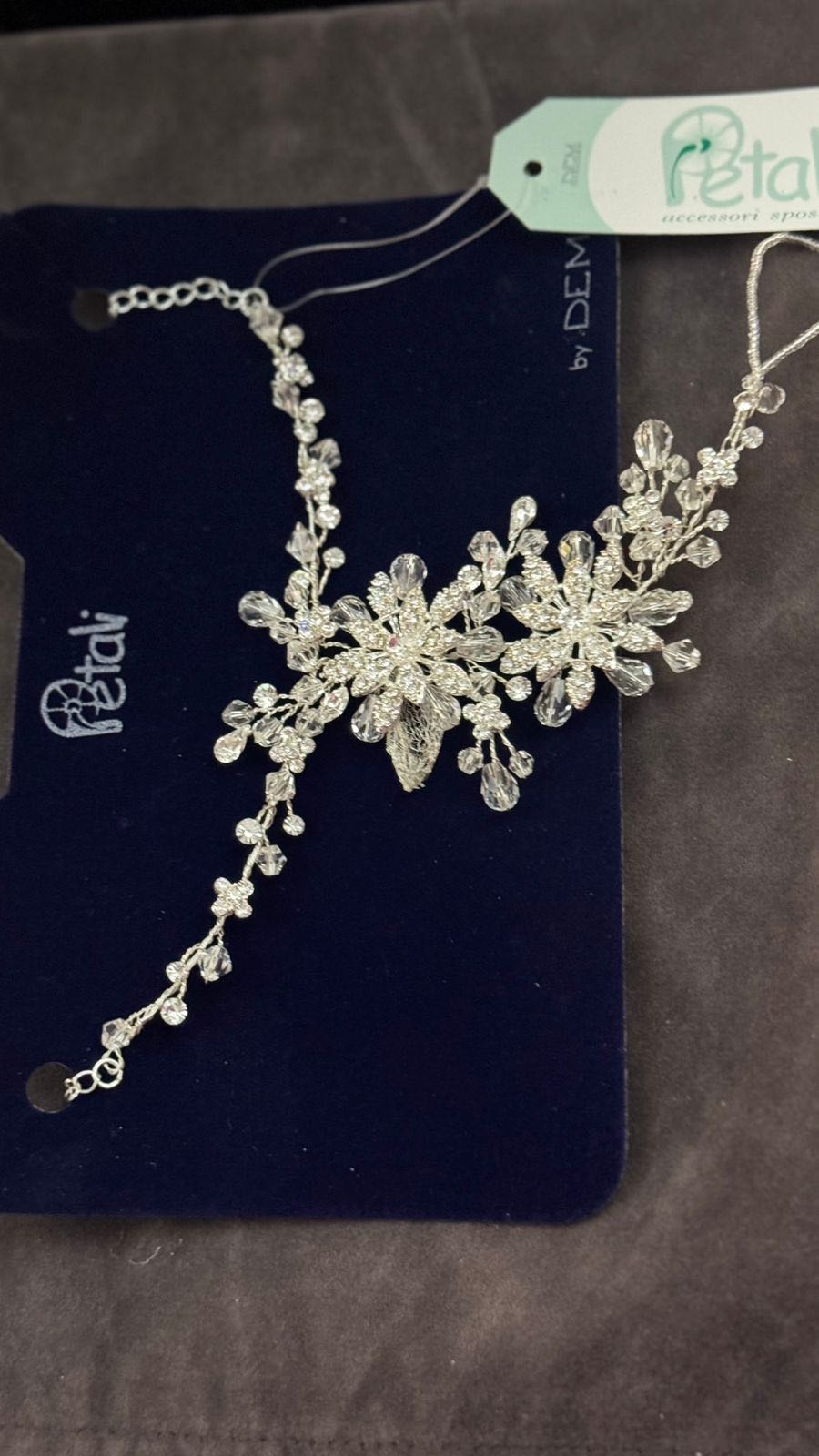 Перчатки Petali M серебристый
