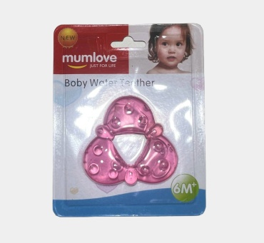 Прорезыватель Mumlove 004, 1 шт, розовый