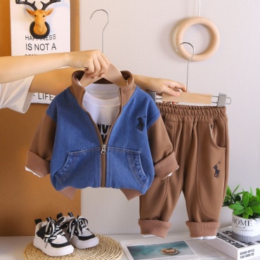Комплект Fashion коричневый, синий
