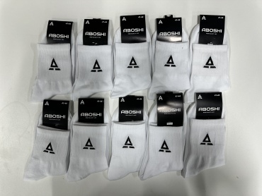 Носки ABOSHI 10 пар белый 41-44