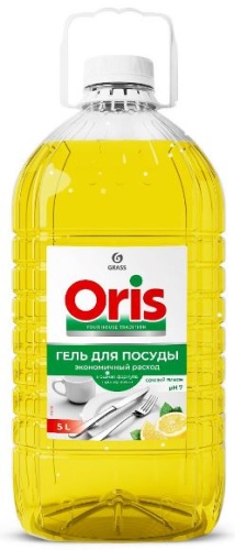 Grass жидкое Oris Средство для мытья посуды Сочный лимон 5 л