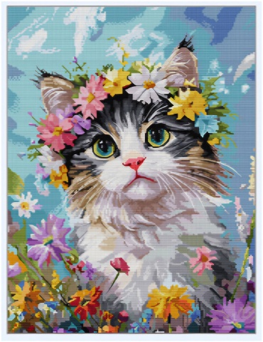30344115_993419797.Кот в цветах