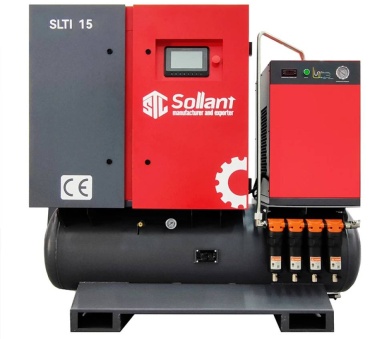 Компрессор масляный Sollant SLTI-15V, 1.6 бар
