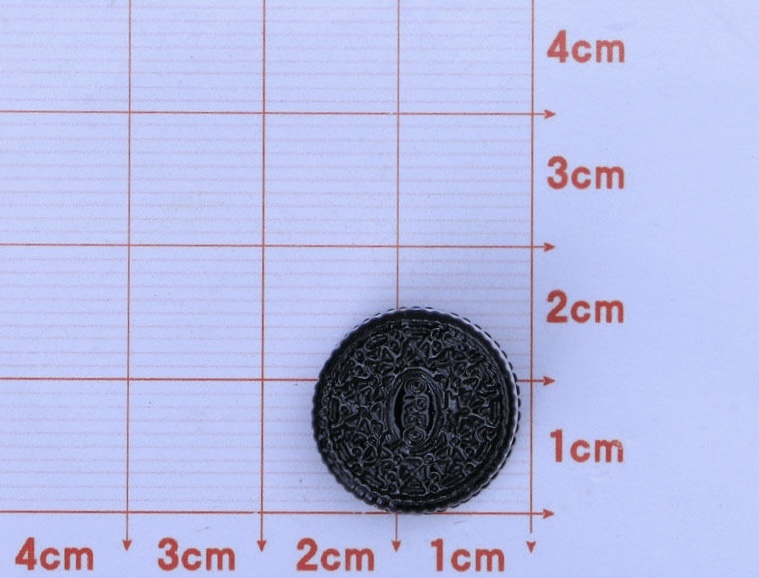 Декоративные фигурки Печенье Орео для поделок 10 шт 1.5x1.5 см