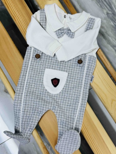 Слип Lummy Baby серый, белый