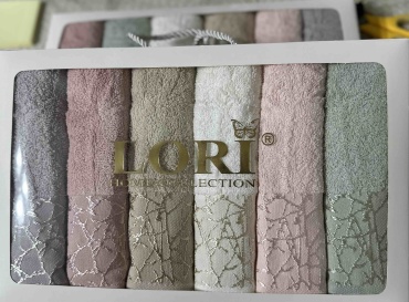 LORI набор полотенец Lori 50x30 см 6 шт, хлопок