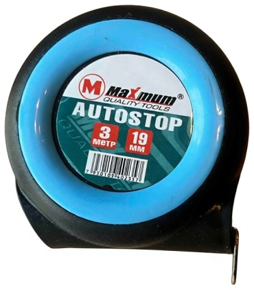 MAXIMUM рулетка бытовая, строительная RL-2303-max01, 3 м х 19 мм