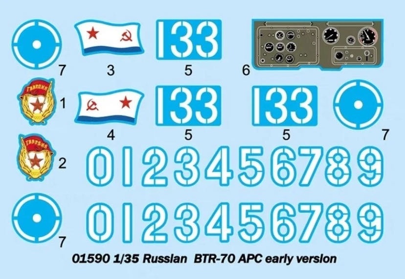 Модель Российский BTR-70 APC