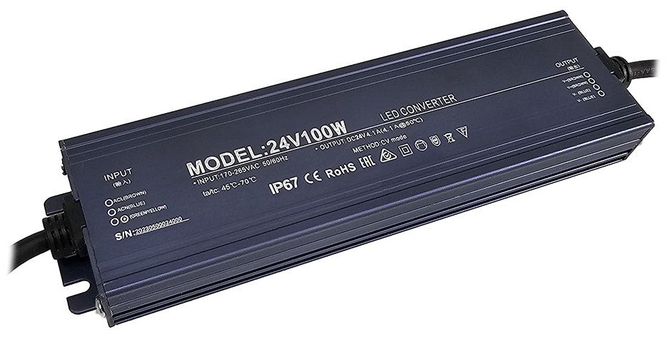 Блок питания 24V-100W Ip67