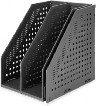 Лоток DELI 78999, пластик, 25x24x25 мм, черный