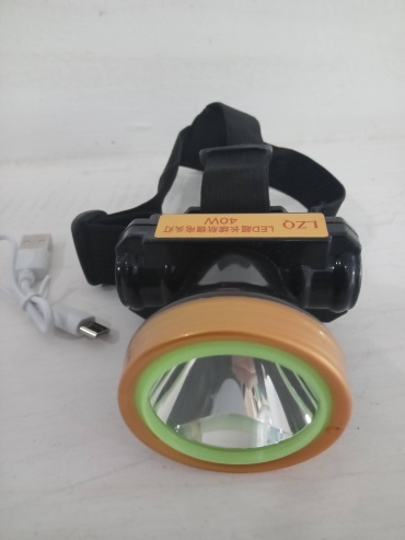Фонарь _LZQ 40W LED налобный черный
