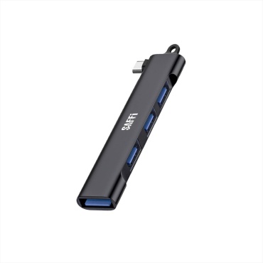 Переходник USB 2.0 (F), USB 2.0 (M), USB 3.0 (F), USB 3.0 (M), 0.07 м, черный
