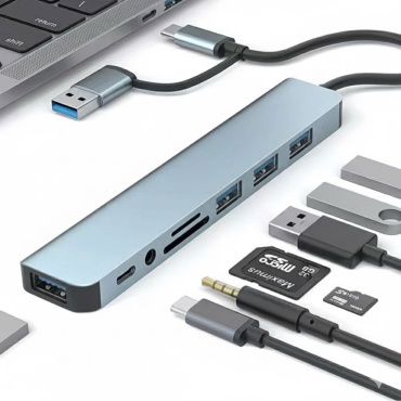 Переходник USB 2.0 A - USB Type-C 0.05 м 30412907_880745323