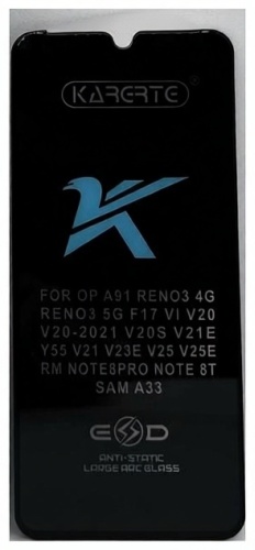 Стекло KARERTE для Vivo V21 KARERTE черный