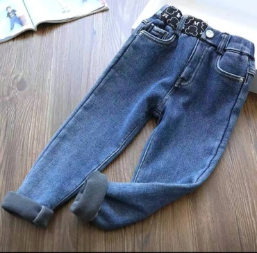 Джинсы прямые черный, синий