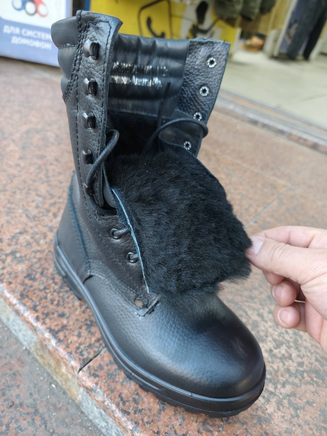 Ботинки WALKER черный