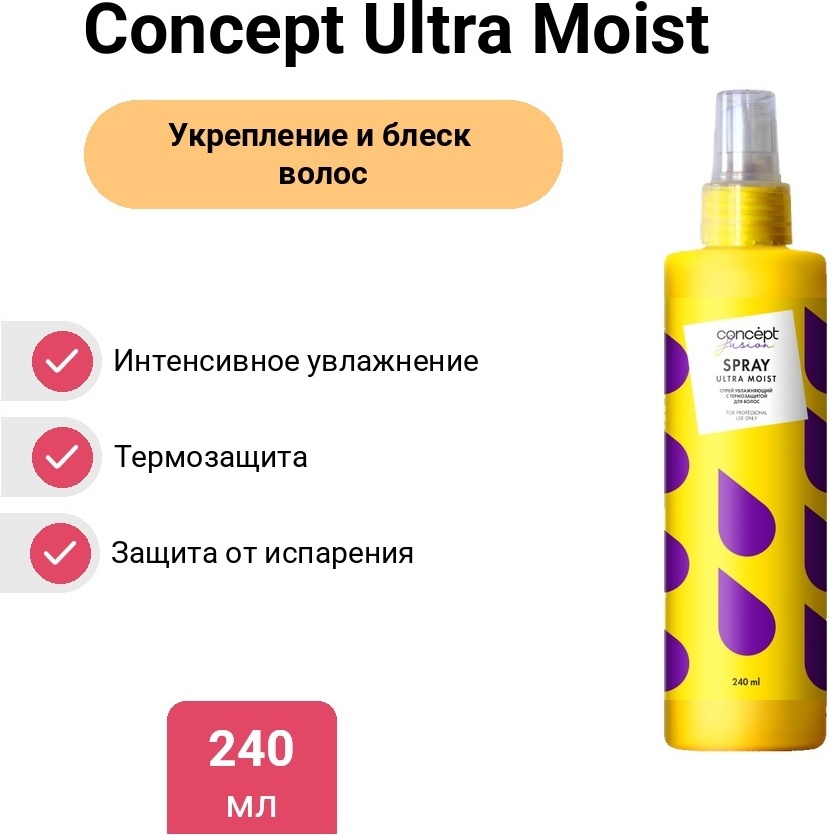Concept Ultra Moist спрей 240 мл