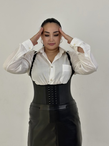 Корсет Columbus Fitness черный 5XL