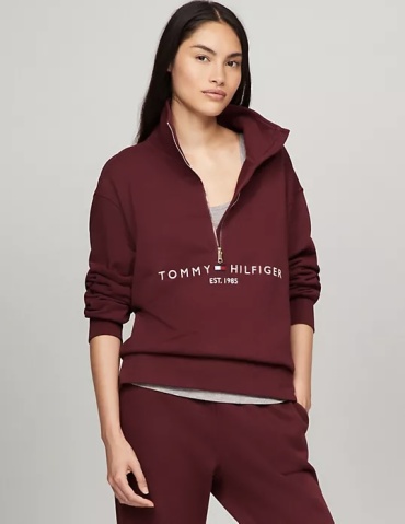 Свитшот Tommy Hilfiger бордовый