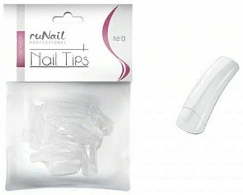 RuNail Professional типсы квадрат, мягкий квадрат 50 шт