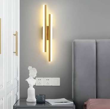 Бра настенный LED, золотистый