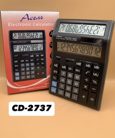 Асель CD-2737, 12-разрядный, черный