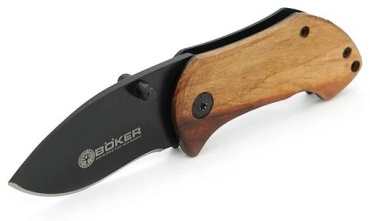 Нож Boker BO1102202601 черный, коричневый