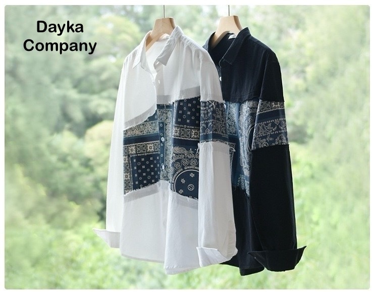 Рубашка прямая Dayka company черный