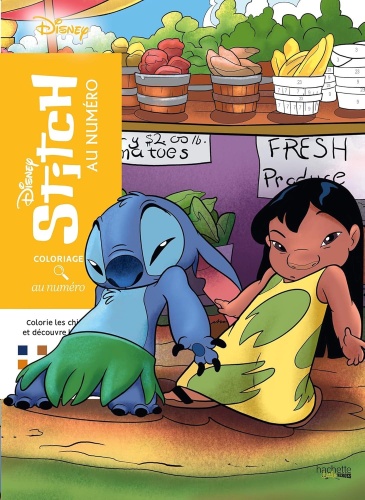 Раскраска Hachette Heroes Coloriages au numéro : Stitch