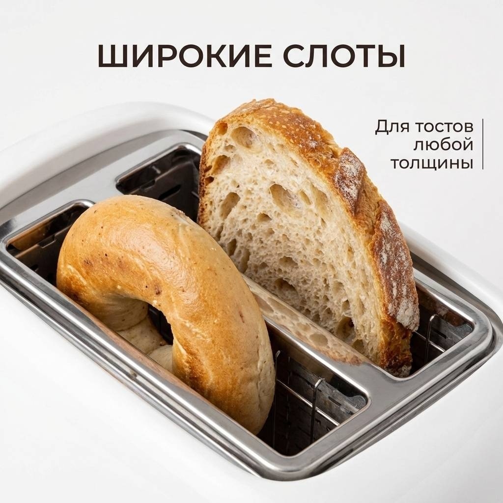Тостер KATMA KM-030 белый