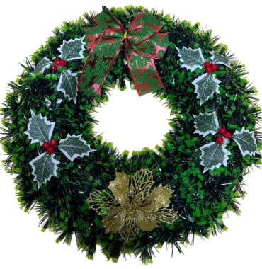 Новогодний венок d 48 см