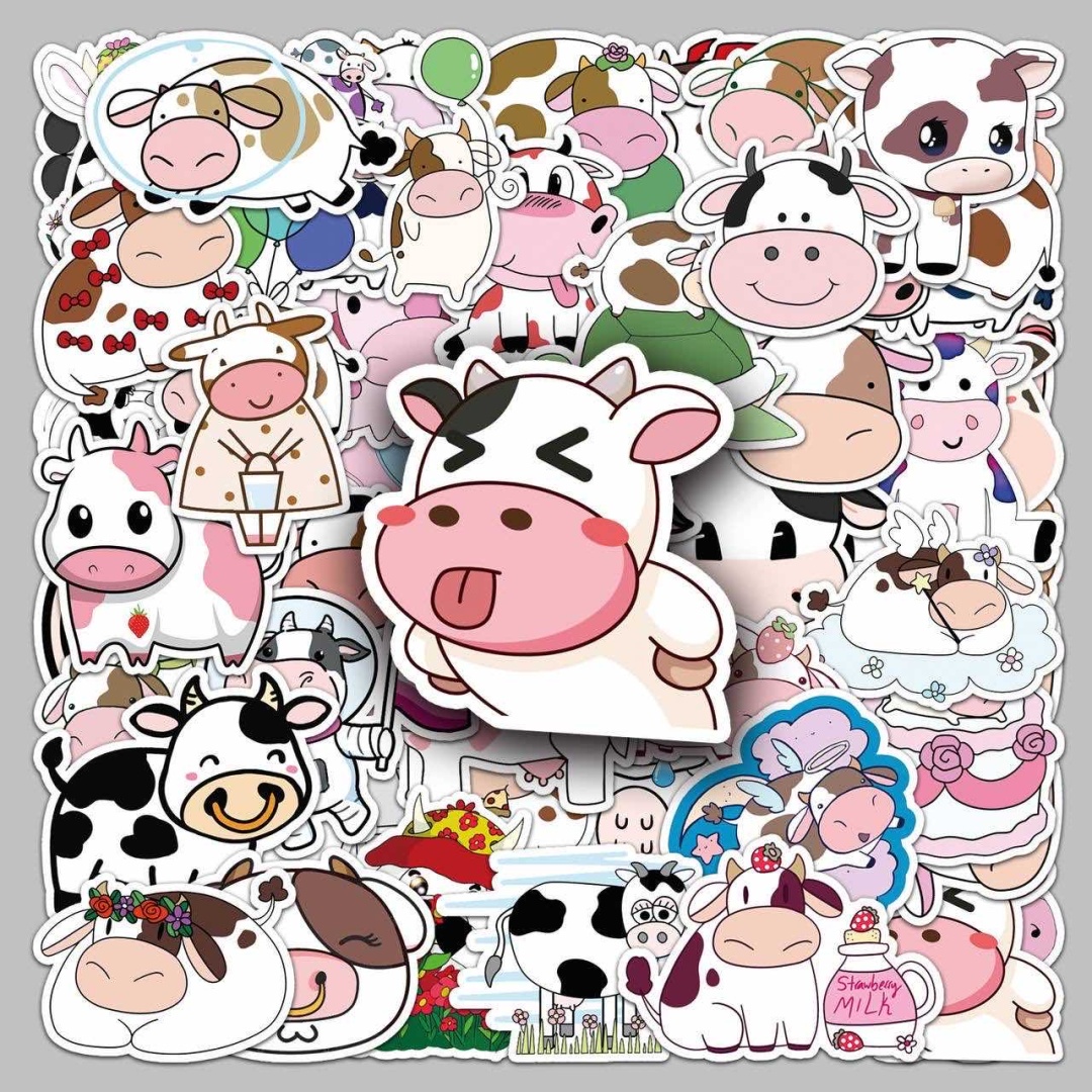 Наклейки Набор Cow 50