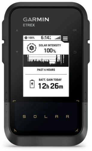 GPS навигатор Garmin портативный eTrex Solar черный