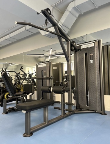 Верхняя тяга Metasport DHZ Fitness E3085 / Профессиональный тренажер Тяга сверху / гребная тяга