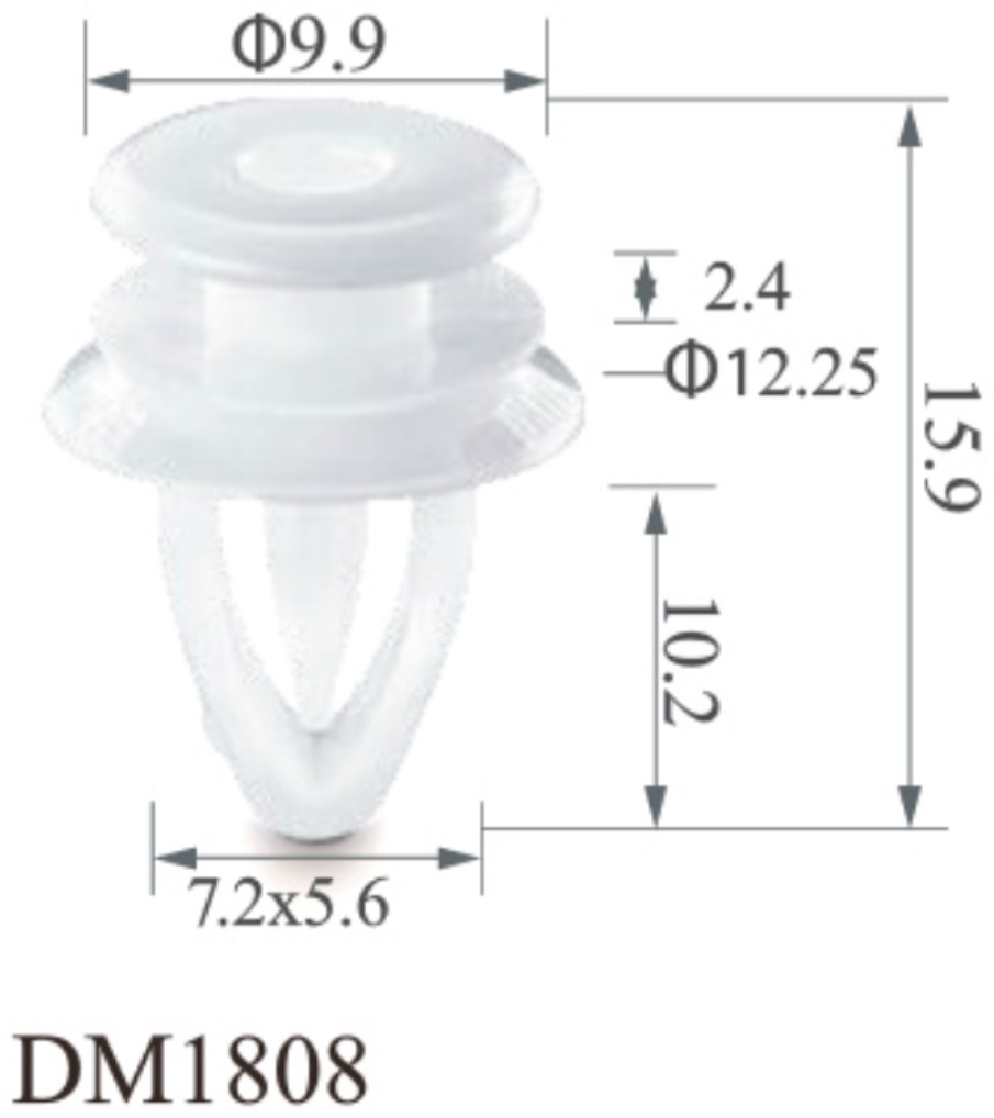 Oshide клипсы DM1808