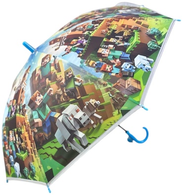 Зонт-трость механика мультиколор