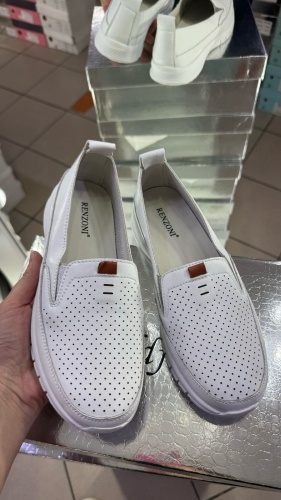 Слипоны RENZONI белый