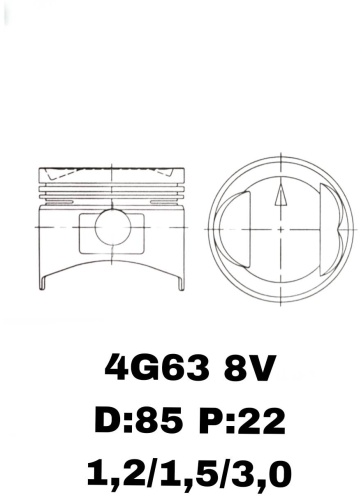 RTL-DSN поршень MD188289