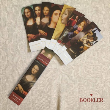 Закладки BOOKLER Да Винчи, картон, 30 шт