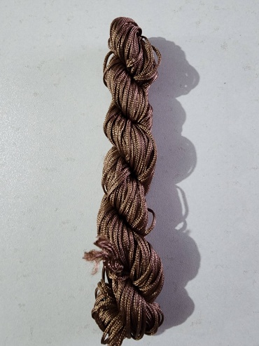 Macrame шнур для браслетов светло коричневый