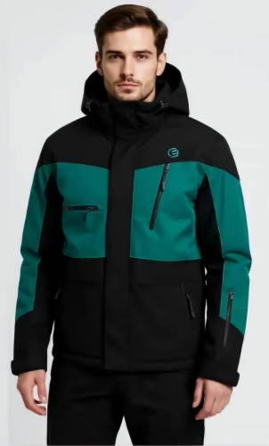 Костюм Elfners 901 черный, зеленый 48