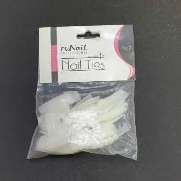 RuNail Professional типсы квадрат, мягкий квадрат 50 шт