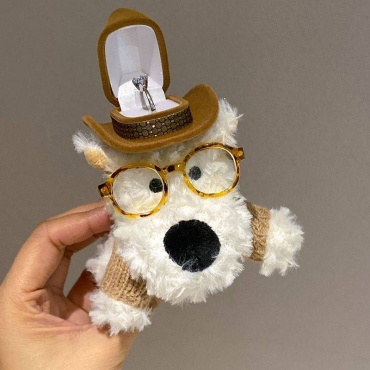 Сувенирные игрушки Собачка сюрприз