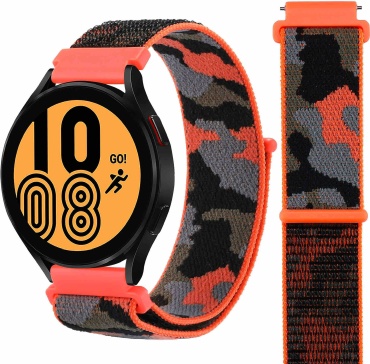 Ремешок BOGEMA для Garmin Forerunner 265, Venu 3, Venu 4, Forerunner 570, Forerunner 255 оранжевый