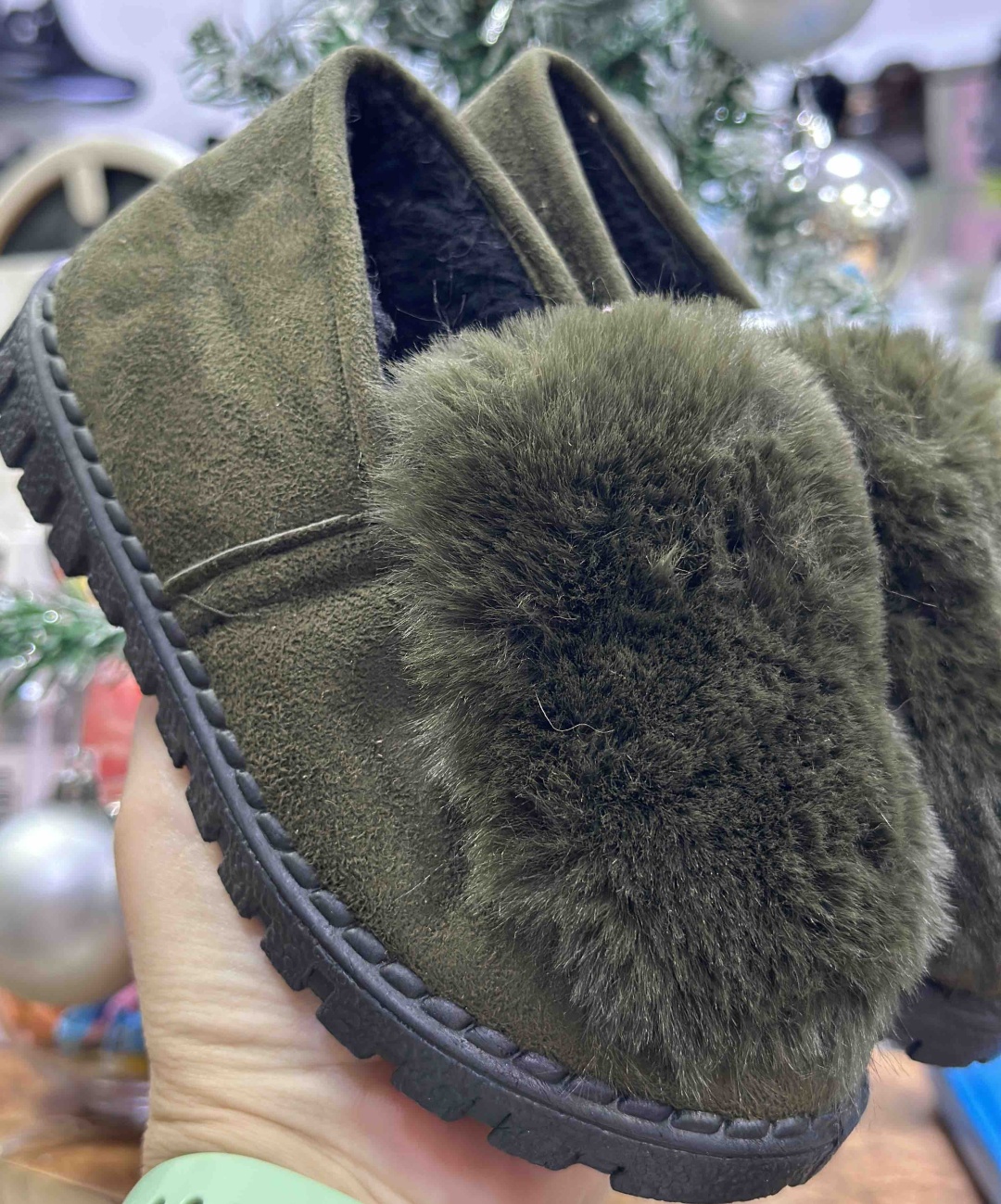 Тапочки хаки